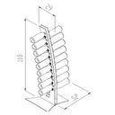 Plexy Arpa Portabottiglie in Plexiglass