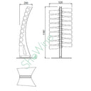 Plexy Arpa Portabottiglie in Plexiglass