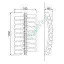 Plexy Sun 18 Flessenrek van Plexiglas
