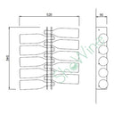 Plexy Wine 10 Flessenrek van Plexiglas