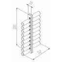 Plexy Wine 18 Flessenrek van Plexiglas