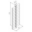 Plexy Wine 28 Portabottiglie in Plexiglass