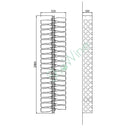 Plexy Wine Plus 76 Portabottiglie in Plexiglass