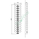 PlexyBolla Espositore 28 Portabottiglie in Plexiglass