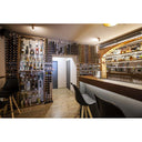 Portabottiglie Isola Legno-Acciaio 240 bottiglie