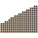 Portabottiglie Legno-Acciaio 183 bott. - Soluzione Sottoscala