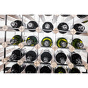 Portabottiglie Legno-Acciaio 183 bott. - Soluzione Sottoscala