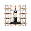 Portabottiglie Legno-Acciaio 24 bottiglie