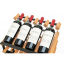 Portabottiglie Legno-Acciaio 36 bottiglie