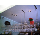 Portacalici a Sospensione o a Parete 50 posti in Plexiglass