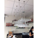 Portacalici a Sospensione o a Parete 60 posti in Plexiglass