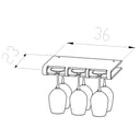 6 places Plexiglass glass holder