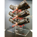 Pupitre Verticale 12 Champagne Bottle rack in Plexiglass