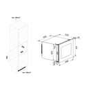 Réfrigérateur encastrable Cave à vin Colonne N 24 bott. - Ouverture Push Pull