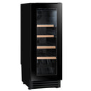 Schwarzer Einbaukühlschrank 22 Flaschen Single Temperature