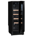 Schwarzer Einbaukühlschrank 22 Flaschen Single Temperature