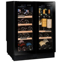 Black Built-in Cellar Fridge 47 bottles Dual Temperature