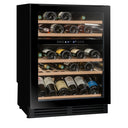 Cellar Built-in Refrigerator Black 44 Bottles Double Temperature