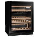 Cellar Built-in Refrigerator Black 44 Bottles Double Temperature