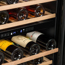 Cellar Built-in Refrigerator Black 44 Bottles Double Temperature