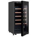 Wine Cooler 41 bottles Black Single Temperature