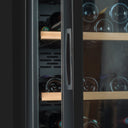 Kellerkühlschrank, 147 Flaschen, Schwarz, Einzeltemperatur