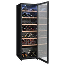 Kellerkühlschrank, 147 Flaschen, Schwarz, Einzeltemperatur