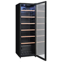 Kellerkühlschrank, 147 Flaschen, Schwarz, Einzeltemperatur