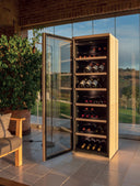 Wood Cooler Cellar 134 Bottles Single Temperature