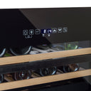 Kolumnowa zabudowana lodówka piwniczna na 36 butelek. Podwójna temperatura