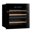 Kolumnowa zabudowana lodówka piwniczna na 36 butelek. Podwójna temperatura