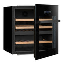 Kolumnowa zabudowana lodówka piwniczna na 36 butelek. Podwójna temperatura