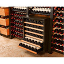 Półka stalowa - 1 kolumna - 136 butelek