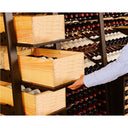 Półka stalowa - 1 kolumna - 136 butelek