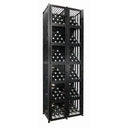Steel Shelf with Doors and Padlocks - 2 Columns - 192 bottles