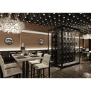 Stalen rek met deuren en sloten - 3 kolommen - 288 flessen