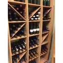 Wooden shelf 320 bottles