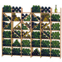 Wooden shelf 480 bottles