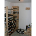 2C verschiebbares Holzregal – 396 Flaschen – 18 Regale