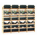 2C verschiebbares Holzregal – 396 Flaschen – 18 Regale