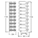 ShoWall 18 Magnum Weinregale aus Metall