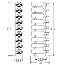 ShoWall 9 Magnum Weinregale aus Metall