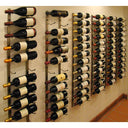 Weinregale 9x1 Flaschenhalter aus Metall