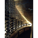 ShoWall Podłogowy metalowy uchwyt na butelki na 153 butelki.