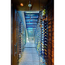 ShoWall Podłogowy metalowy uchwyt na butelki na 153 butelki.