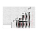 ShoWall Podłogowy metalowy uchwyt na butelki na 153 butelki.