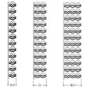 ShoWall Podłogowy metalowy uchwyt na butelki na 153 butelki.