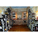 Podłogowy metalowy stojak na butelki ShoWall od 84 do 252 butelek.