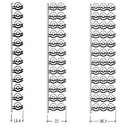 Podłogowy metalowy stojak na butelki ShoWall od 84 do 252 butelek.