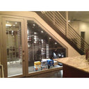 Podłogowy metalowy stojak na butelki ShoWall od 84 do 252 butelek.